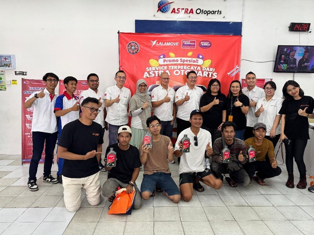  Kolaborasi Lalamove dan Astra Otoparts: Diskon Servis hingga 50% untuk Mitra Pengemudi