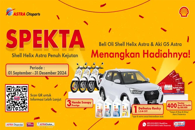 Pengumuman Pemenang Undian SPEKTA (Shell Helix Astra Penuh Kejutan)