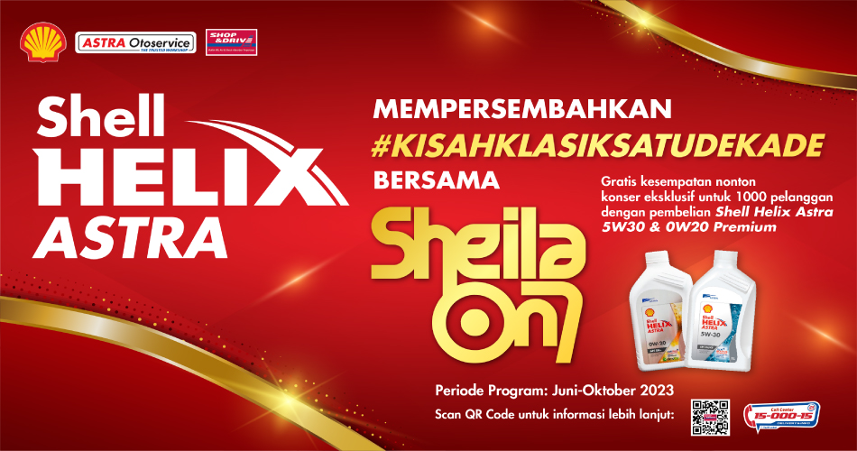 Pengumuman Pemenang Undian Konser Sheila On 7 #KisahKlasikSatuDekade Shell Helix Astra